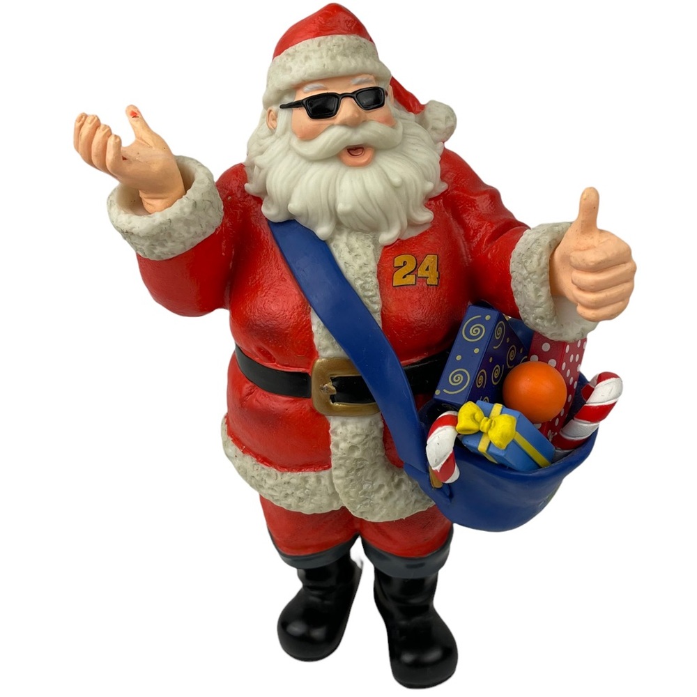 Jeff Gordon Santa Claus 8 Inch Trevco Collectible Figure NASCAR #24 DuPont 2007!